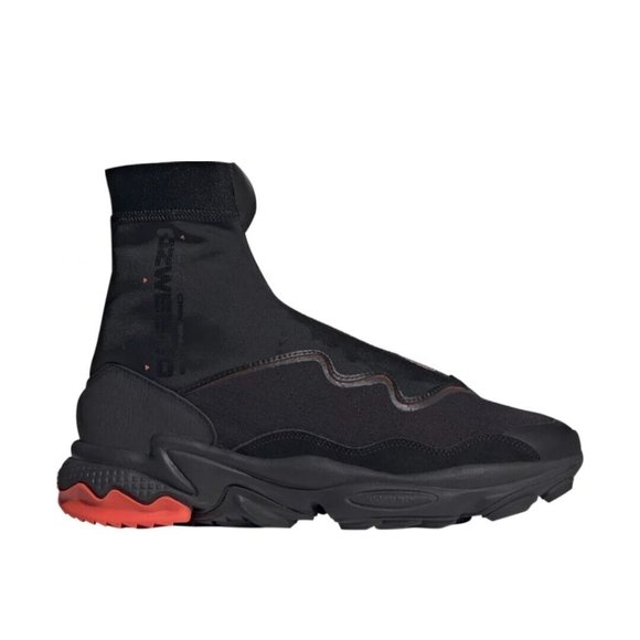 Adidas Ozweego TR STLT 'Black Solar Red' Running Shoes FV9669 - Picture 1 of 13